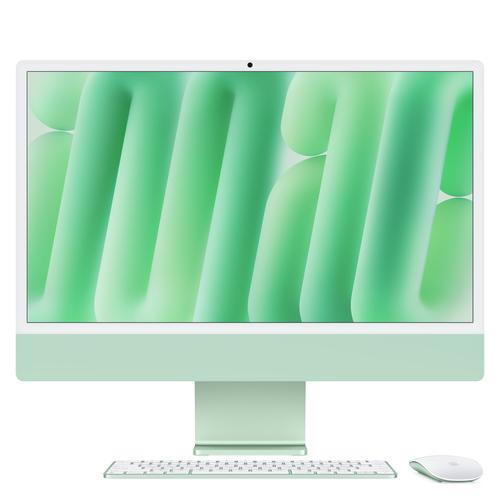 Apple iMac with 4.5K Retina display - All-in-one M4 fino a - RAM 16 GB - SSD 256 GB - Apple M4 8-core - IEEE 802.11ax (Wi-Fi 6E), Bluetooth 5.3 - macOS Sequoia 15.0 -monitor: LED 24" 4480 x 2520 (4.5K) - tastiera: italiana - verde
